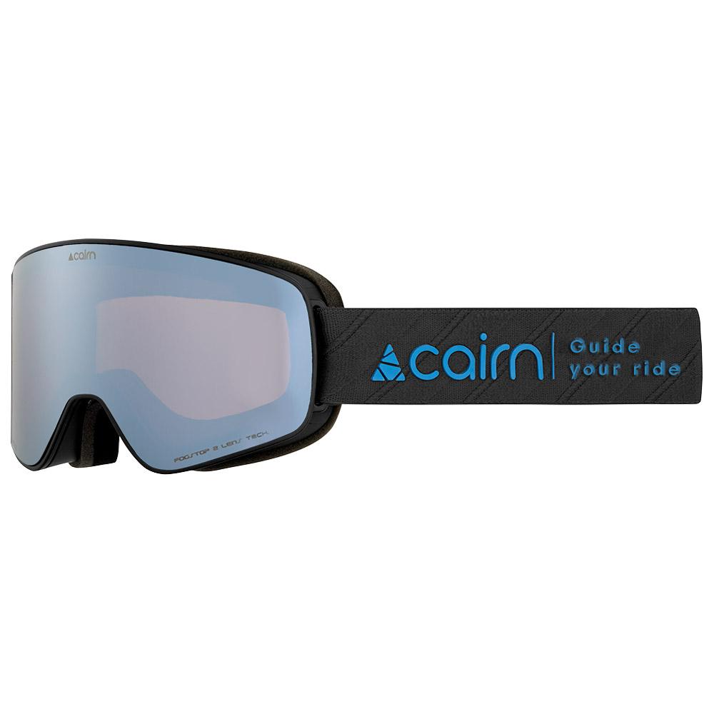 Cairn - Magnitude Mat Black Powder Blue - Skibrille - Schwarz - Glisshop.de