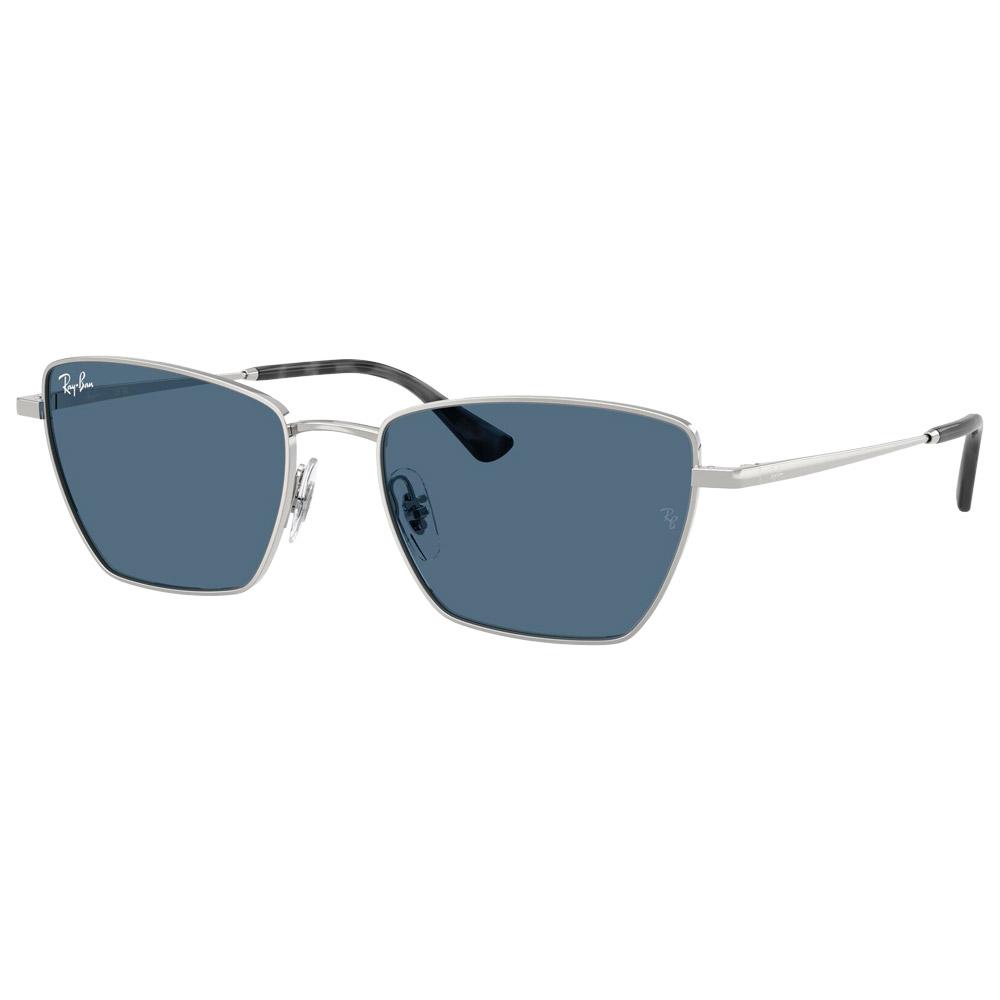 Ray Ban - RB3783 Drea Polished Silver Dark Blue - 56 - Sunglasses
