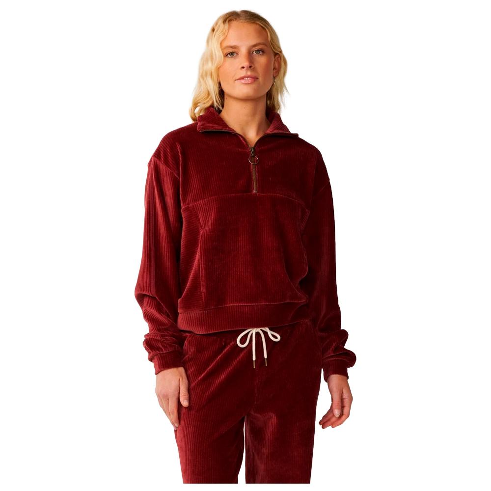 Rip Curl - Cosy 3/4 Zip Dark Plum - L - Sweatshirt
