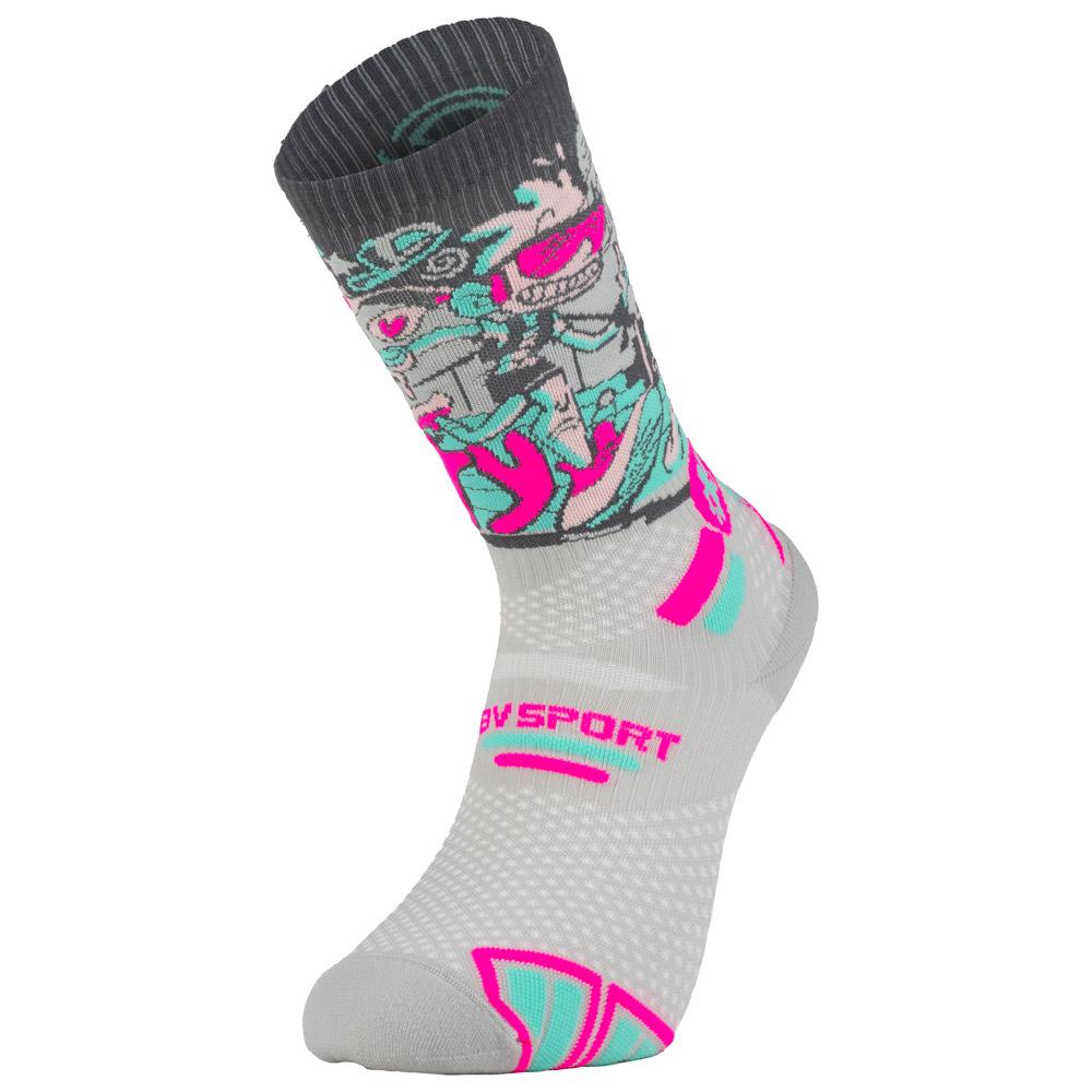 Bv Sport - Trail Socks Ultra High Collector Des Bosses Et Des Bulles Ville vs Montagne - 39-41 - Trail running socks