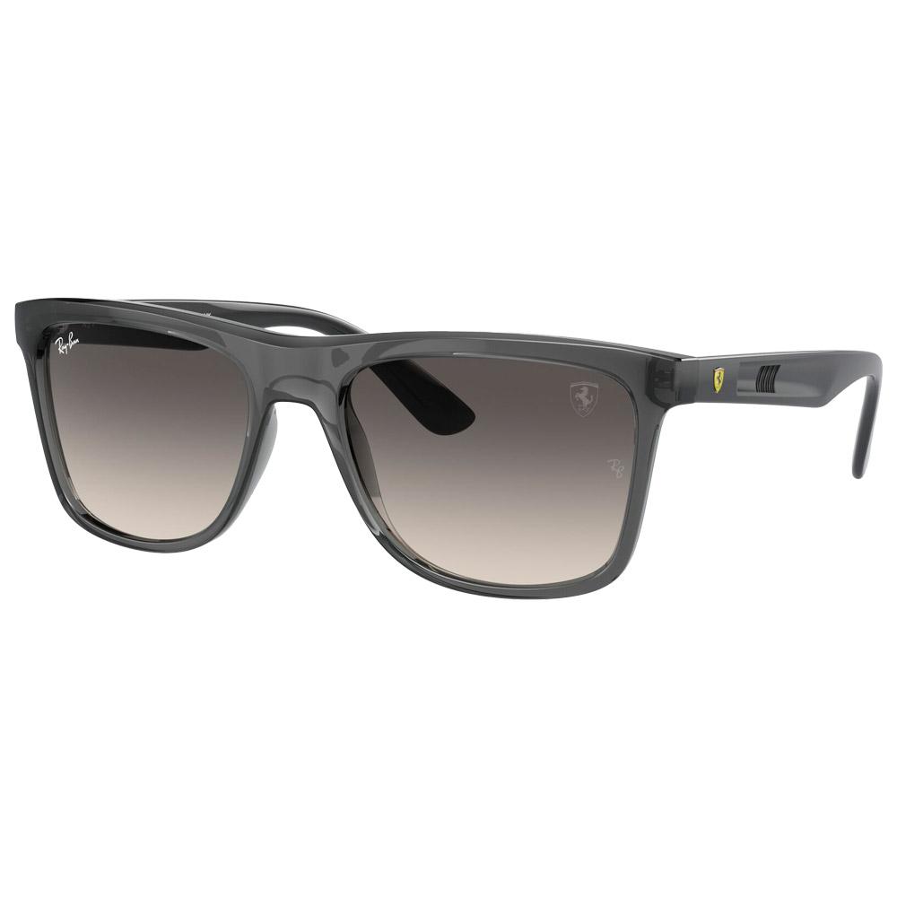 Ray Ban - Rb4413M Scuderia Ferrari Collection Polished Transparent Grey Grey - 57 - Sonnenbrille - Größe 57 - Grau - Glisshop.de