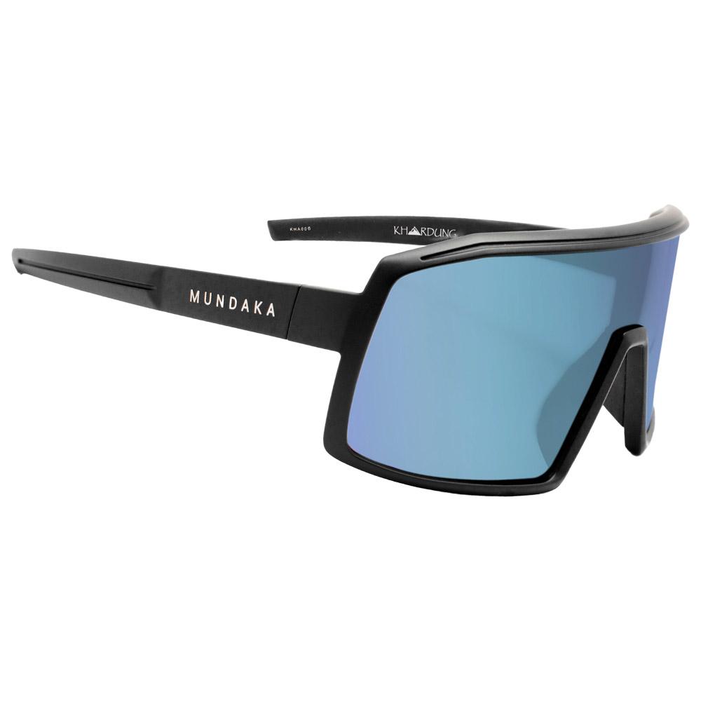 Mundaka Optic - Khardung Matte Black Smoke Cx Full Metalic Blue Revo - Sunglasses
