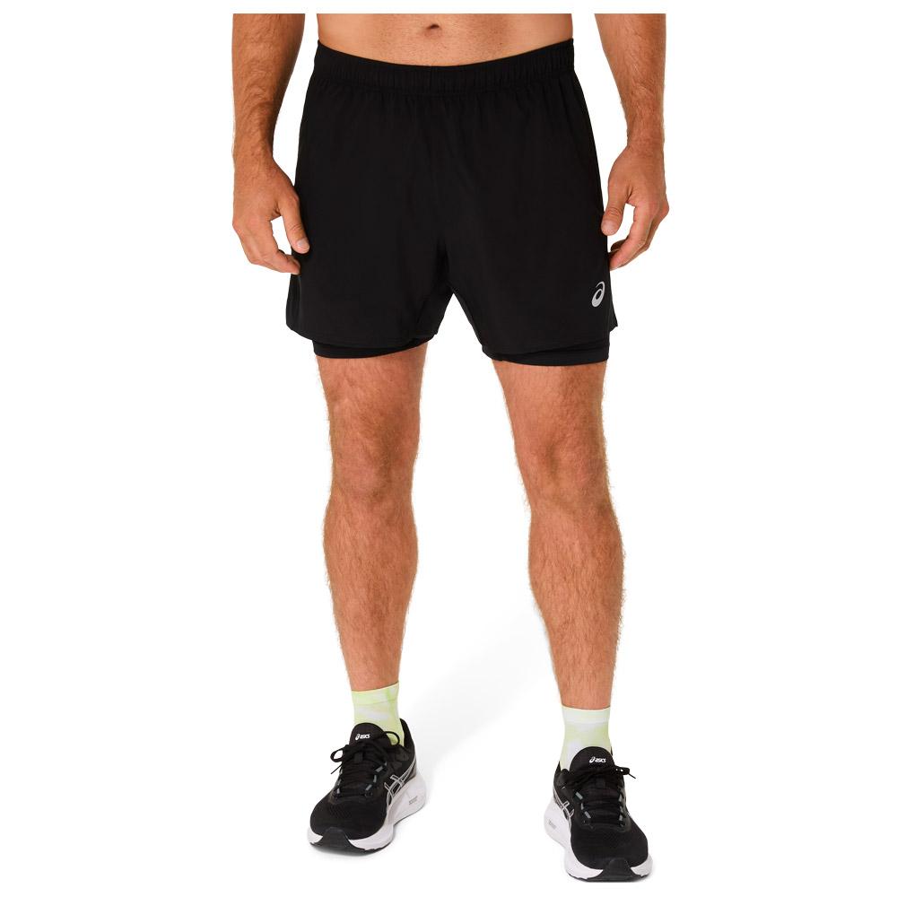 Asics - Asics Core 2-N-1 5In Short Performance Black - L - Trail shorts