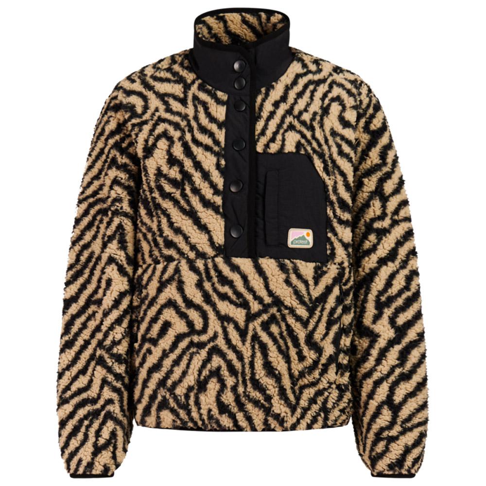 Protest - PRTJosey 1/4 button Bamboo Beige - M - Fleece