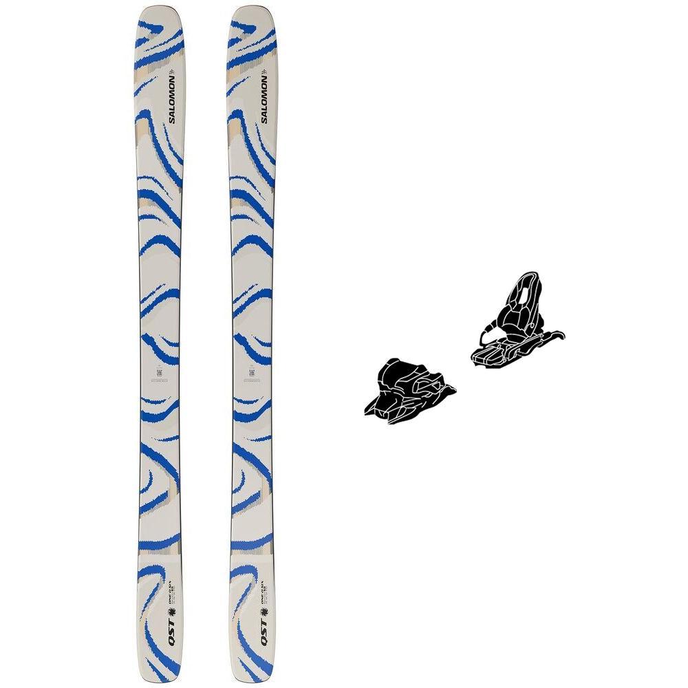 Salomon - Alpine ski set Qst 106 Almond Milk + bindings - Ski