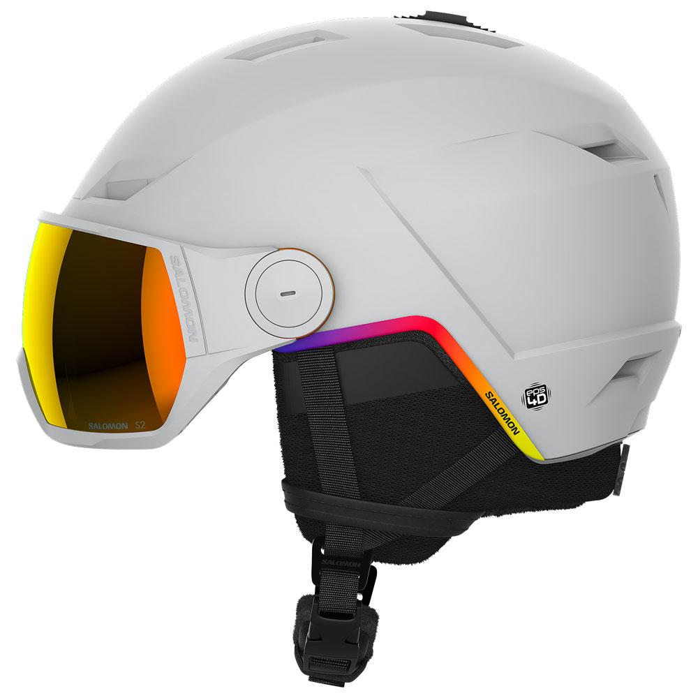 【4020】 SALOMON　PIONEER LT VISOR PHOTO Salomon Pioneer Lt Visor Photo Black/A Casques ski homme : Snowleader