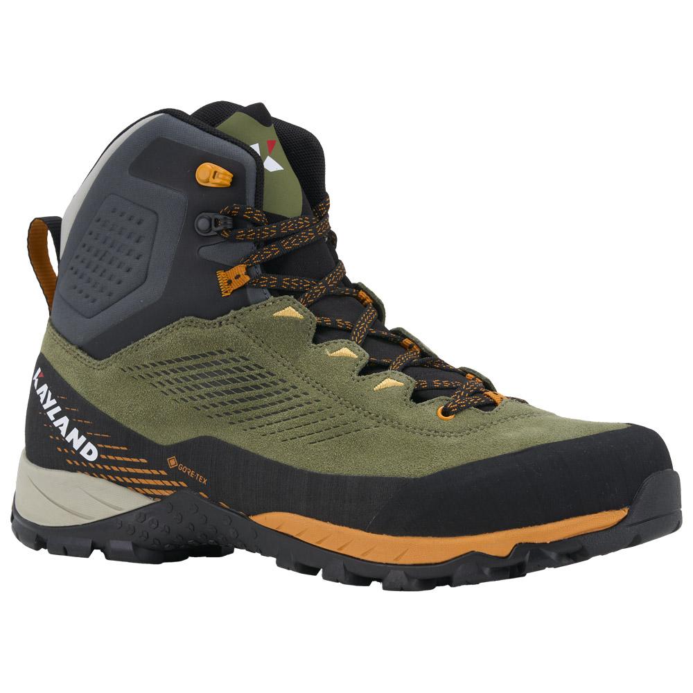 Chaussures de randonnee Kayland Vision Gore Tex Olive Orange Hiver 2025 Glisshop