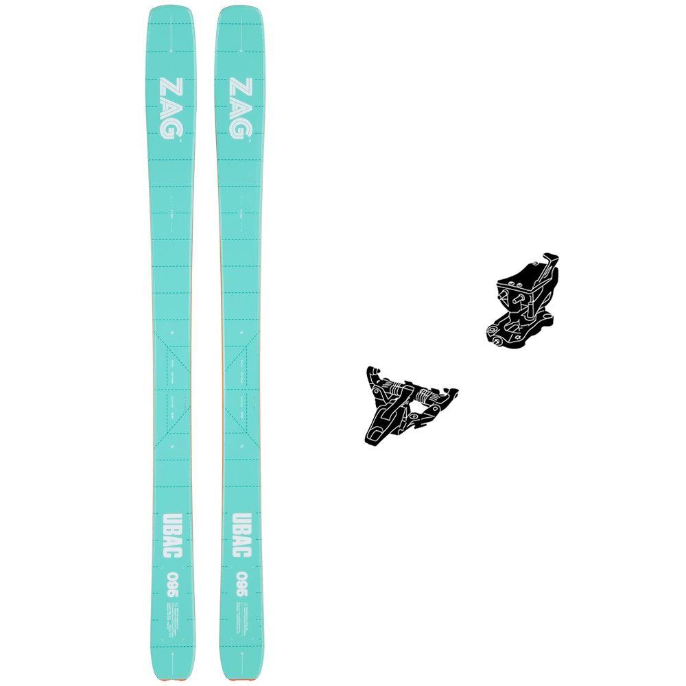 Zag - Pack Touring skis Ubac 95 L - 166 + Speed Turn Blue - Touring skis