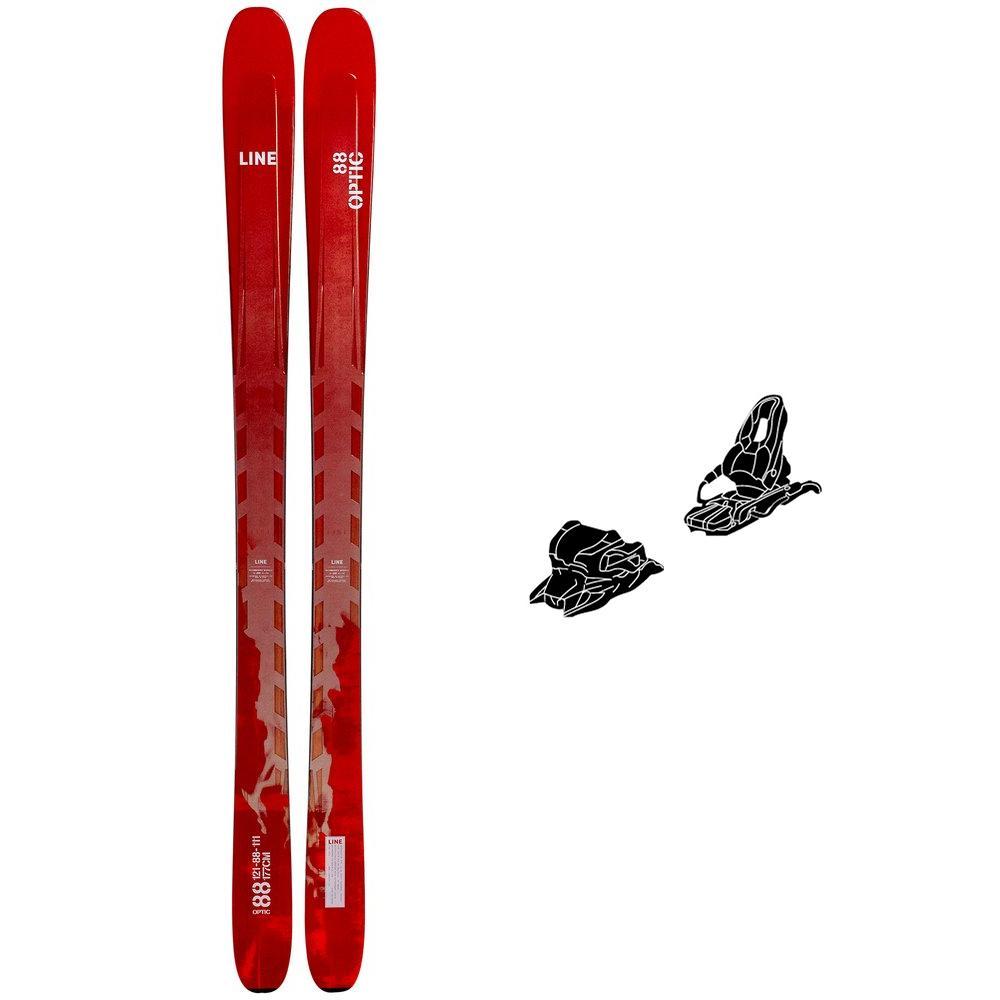 Line - Pack Ski Optic 88 - 184 + 11.0 Tp 90mm Black Anthracite - Ski
