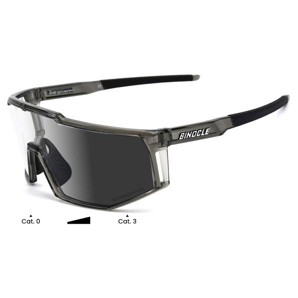 Binocle Eyewear - Horizon Shiny Grey Translucide Grey Photo - Sonnenbrille - Grau - Glisshop.de