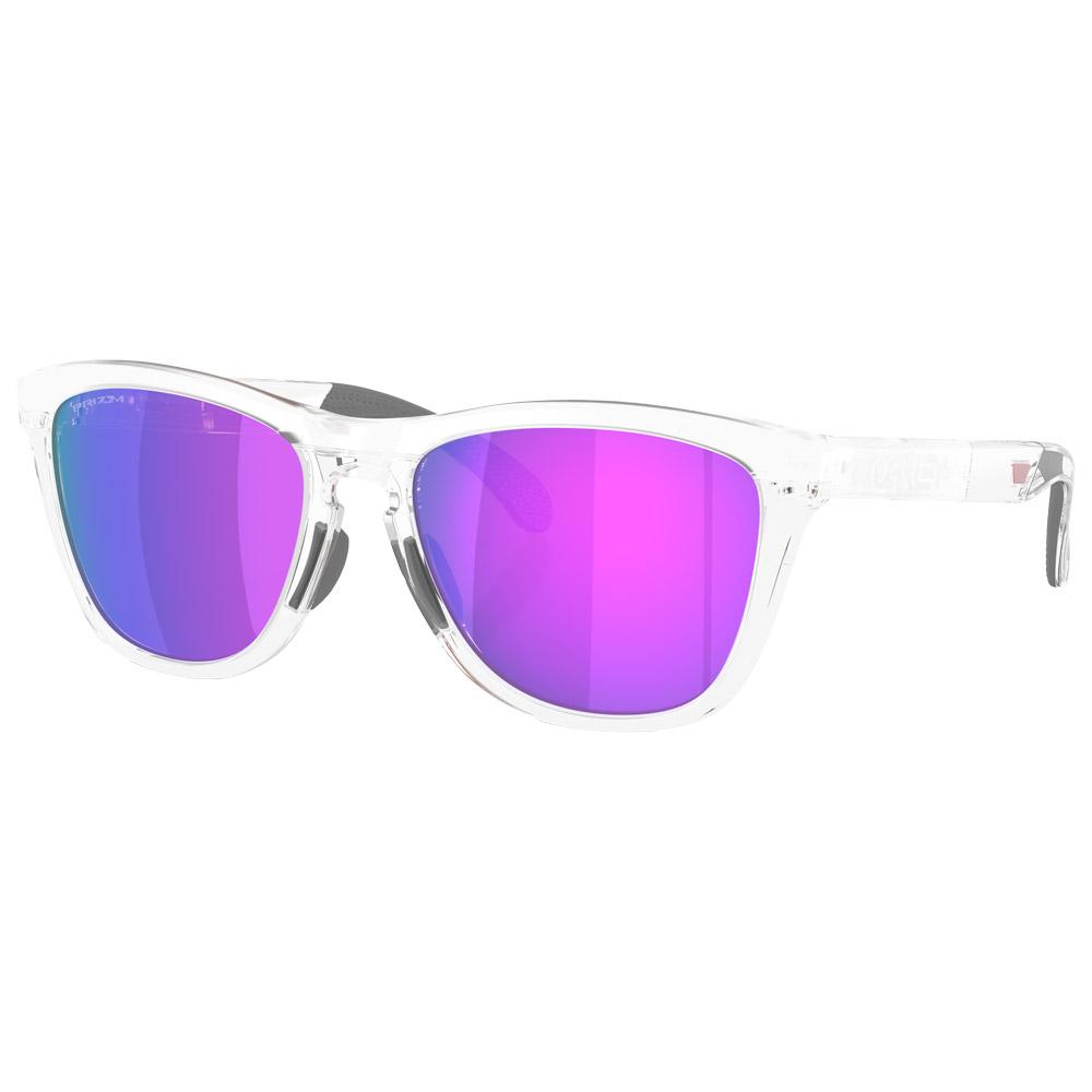 Oakley - Frogskins Range XL Matte Clear Prizm Violet - Sonnenbrille - Lila - Glisshop.de