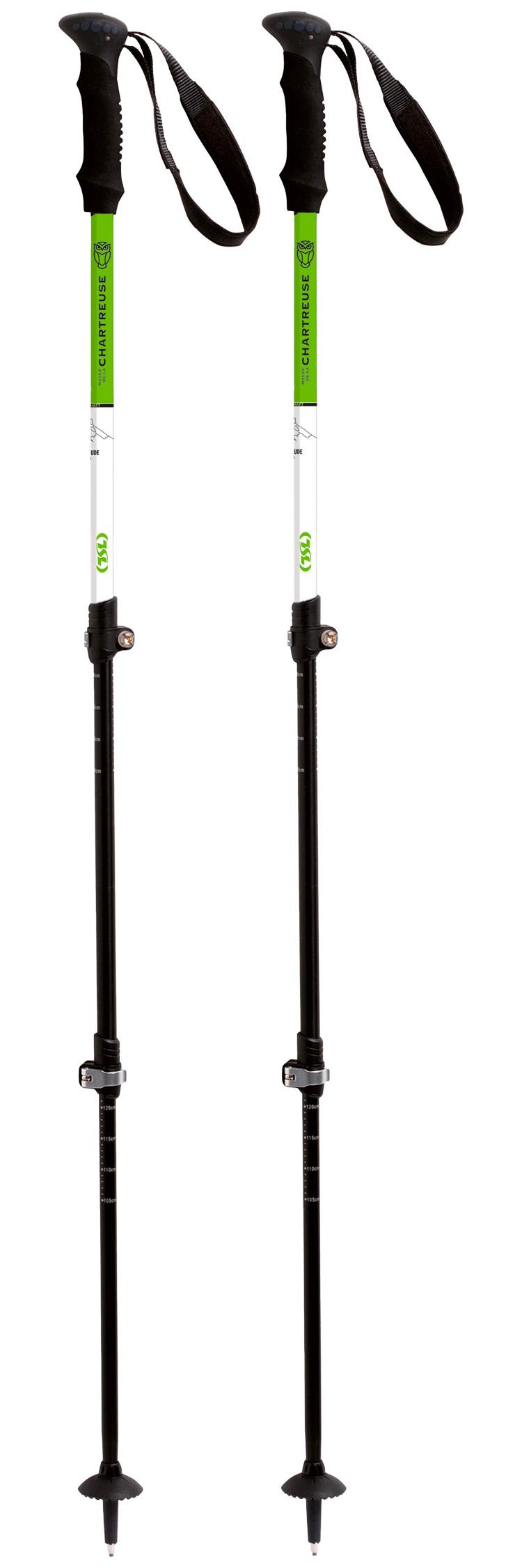 TSL - Country Alu 3 Light 63-135cm Chartreuse - Poles