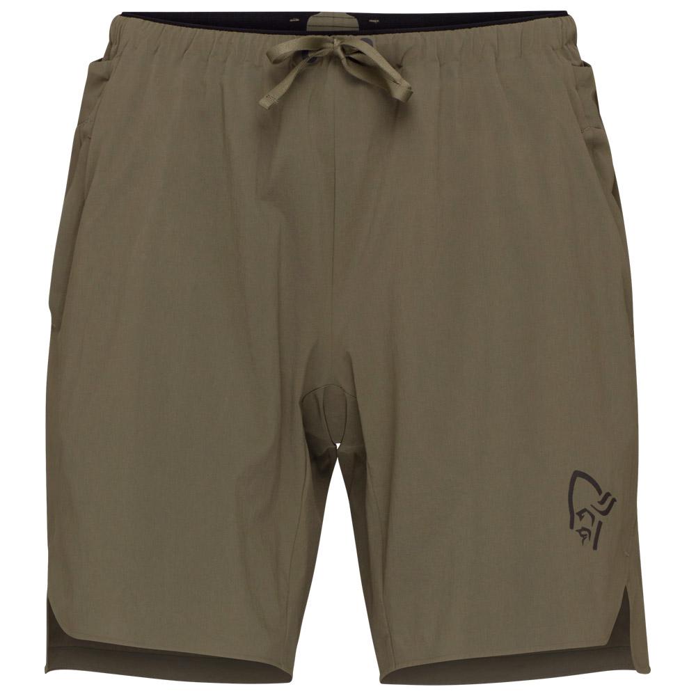 Norrona - senja flex1 8" Shorts W's Olive Night - XS - Trail shorts