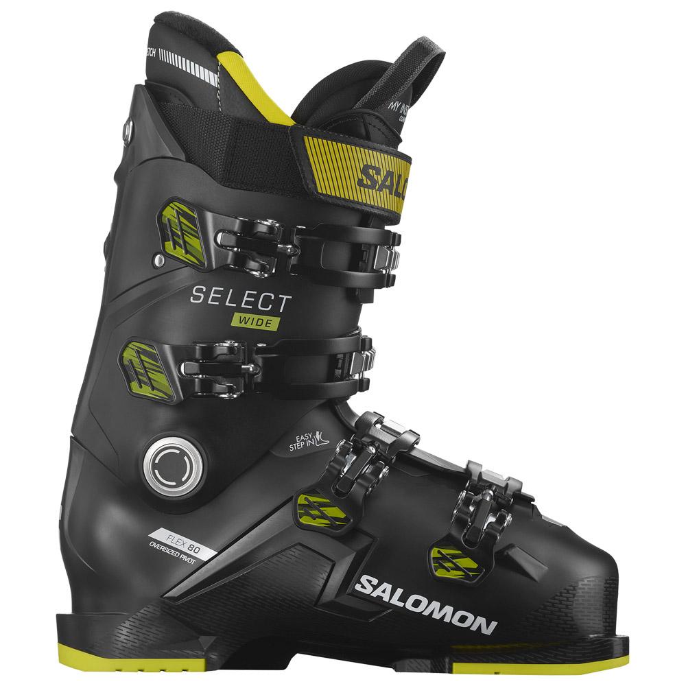 Salomon Ski boots Select 80 Wide Black Acid Green Winter 2025 Glisshop