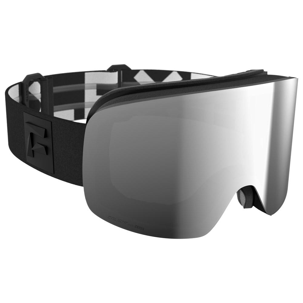 Flaxta - Prime Black Silver Silver Mirror Lens - Skibrille