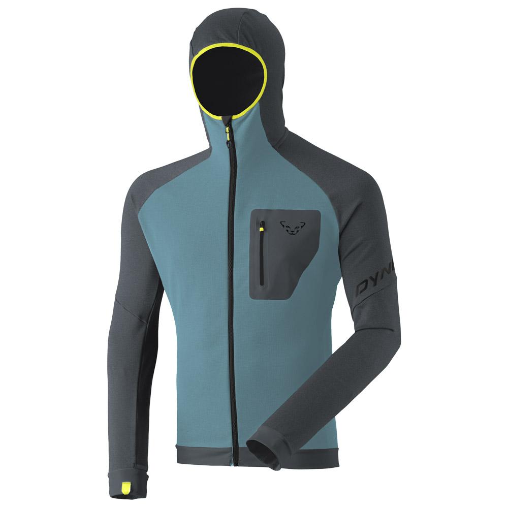 Dynafit - Radical Polartec Hooded Jkt M Smoke Blue - S - Fleece - Größe S - Blau - Herren - Glisshop.de