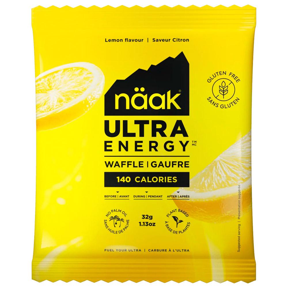 Naak - Ultra Energy Waffles 32 g. Citron - Energieriegel - Citron - Glisshop.de