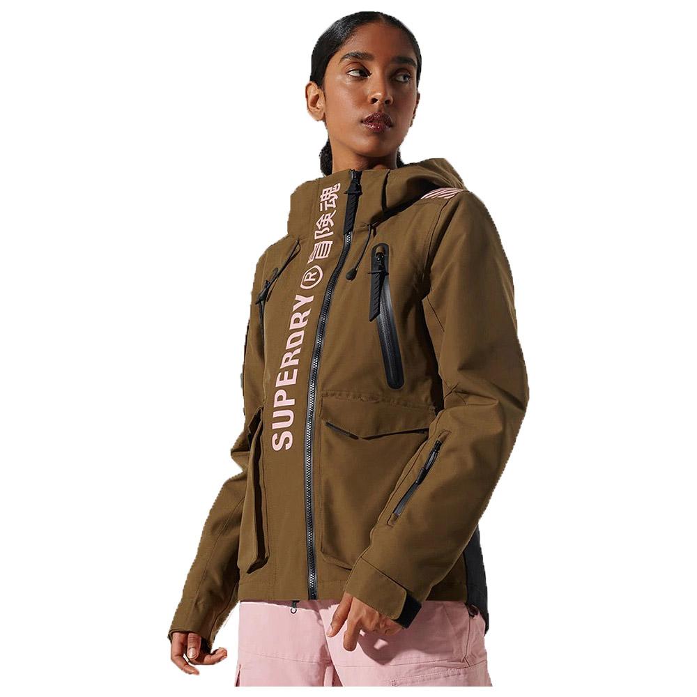 Superdry Ski Jacket Ultimate Rescue Dusty Olive Winter 2021 Glisshop