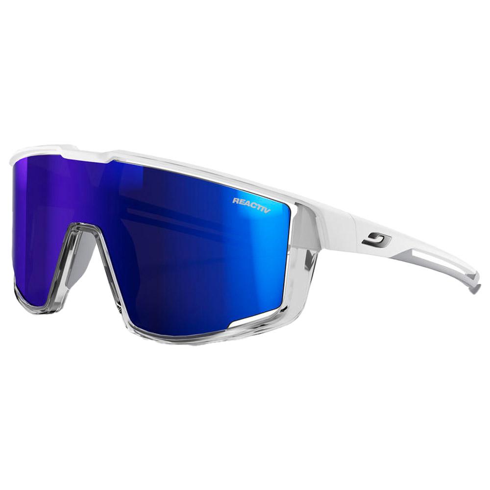 Julbo - Fury Mat Blanc Gris Translucide Reactiv High Contrast 1-3 - Sunglasses