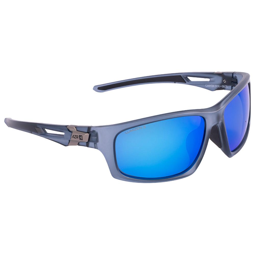 AZR - Canyon Crystale Grise Mate Bleu Multicouche - Sonnenbrille - Blau - Glisshop.de
