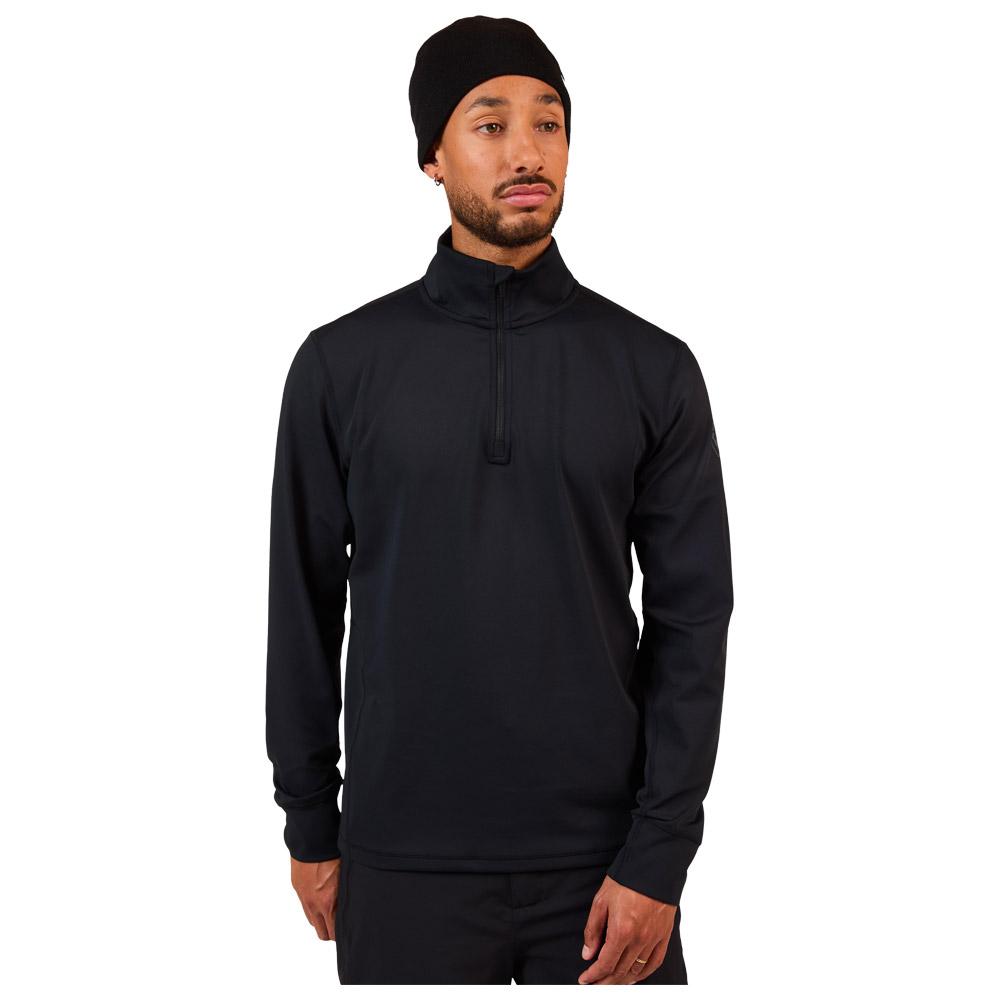 Rossignol - Mid Layer Stretch Half Zip Black - L - Fleece