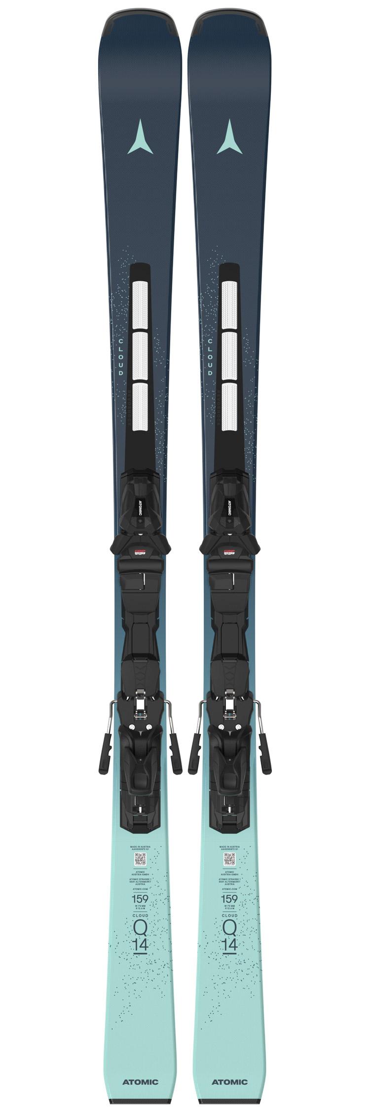 Atomic - Pack Ski Cloud Q14 Rvsk S Pt - 159 + E Mi 12 Gw Black F80 - Ski - Größe 159 - Schwarz - Damen - Glisshop.de