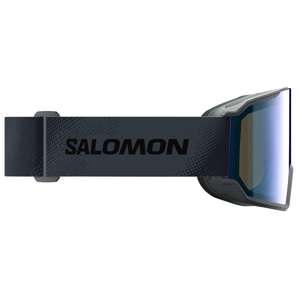 Maschera Salomon S/View 3 Ebony Photo Multilayer Blue - Inverno