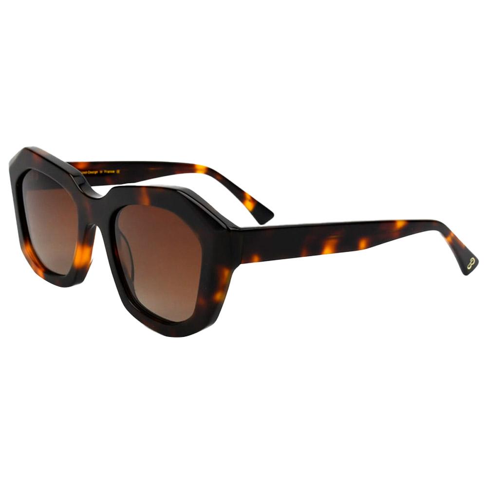 Binocle Eyewear - Valentina Shiny Tortoise Brown Polarized - Sunglasses