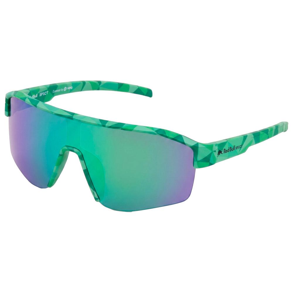 Red Bull Spect - Dundee Matt Turquoise Pattern Smoke Green Purple Mirror - Sunglasses