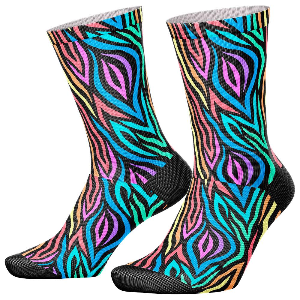 Curlynak - Running High Socks Multitiger - 35-38 - Socks