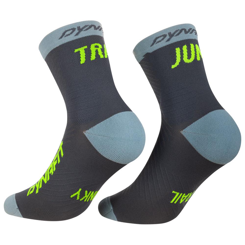 Dynafit - Trail Mid Socks Cinder Smoke Blue - 43-46 - Socks