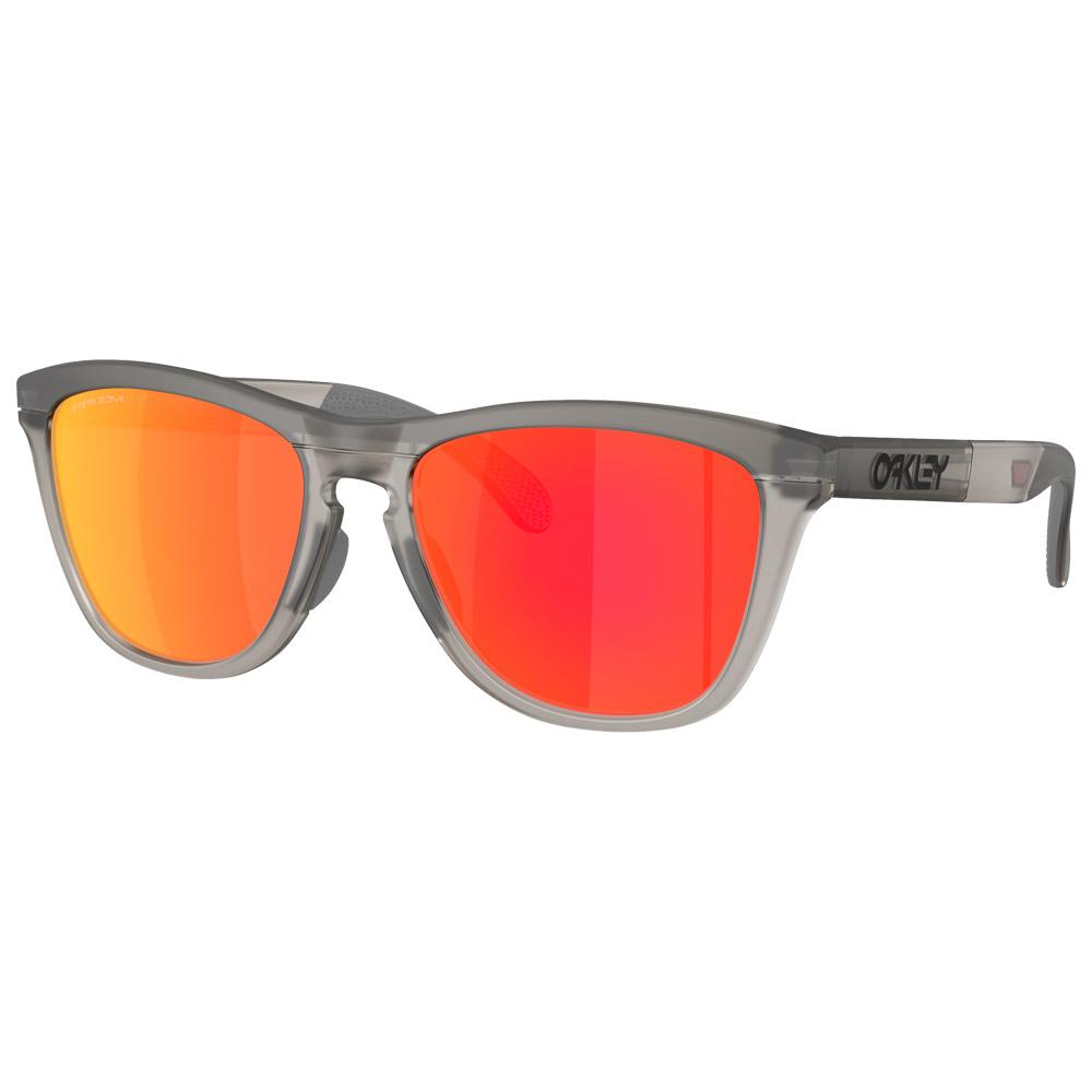 Oakley - Frogskins Range XL Matte Grey Smoke Prizm Ruby - Sonnenbrille - Grau - Glisshop.de