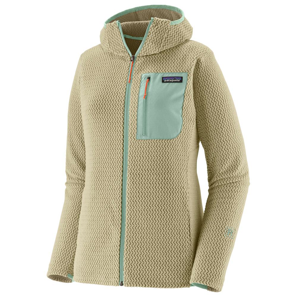 Patagonia - W's R1 Air Full Zip Hoody Weathered Stone - S - Fleece
