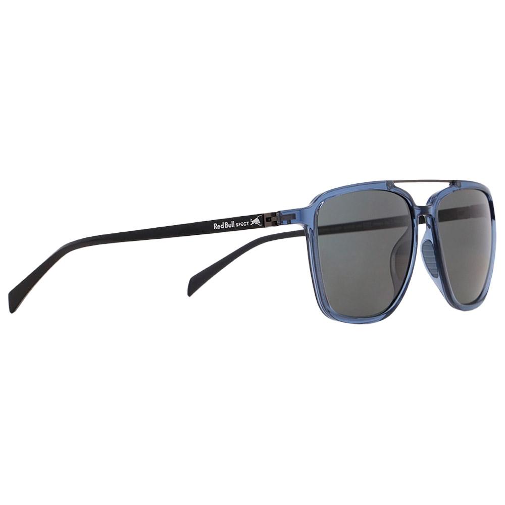 Red Bull Spect - Redps Square Shiny X'Tal Blue Black Smoke Polarized - Sonnenbrille - Schwarz - Glisshop.de