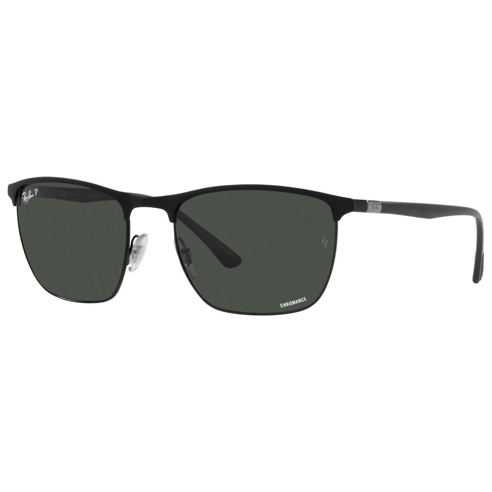 Ray Ban - RB3686 Mat Black Chromande Dark Grey Polar - 57 - Sunglasses