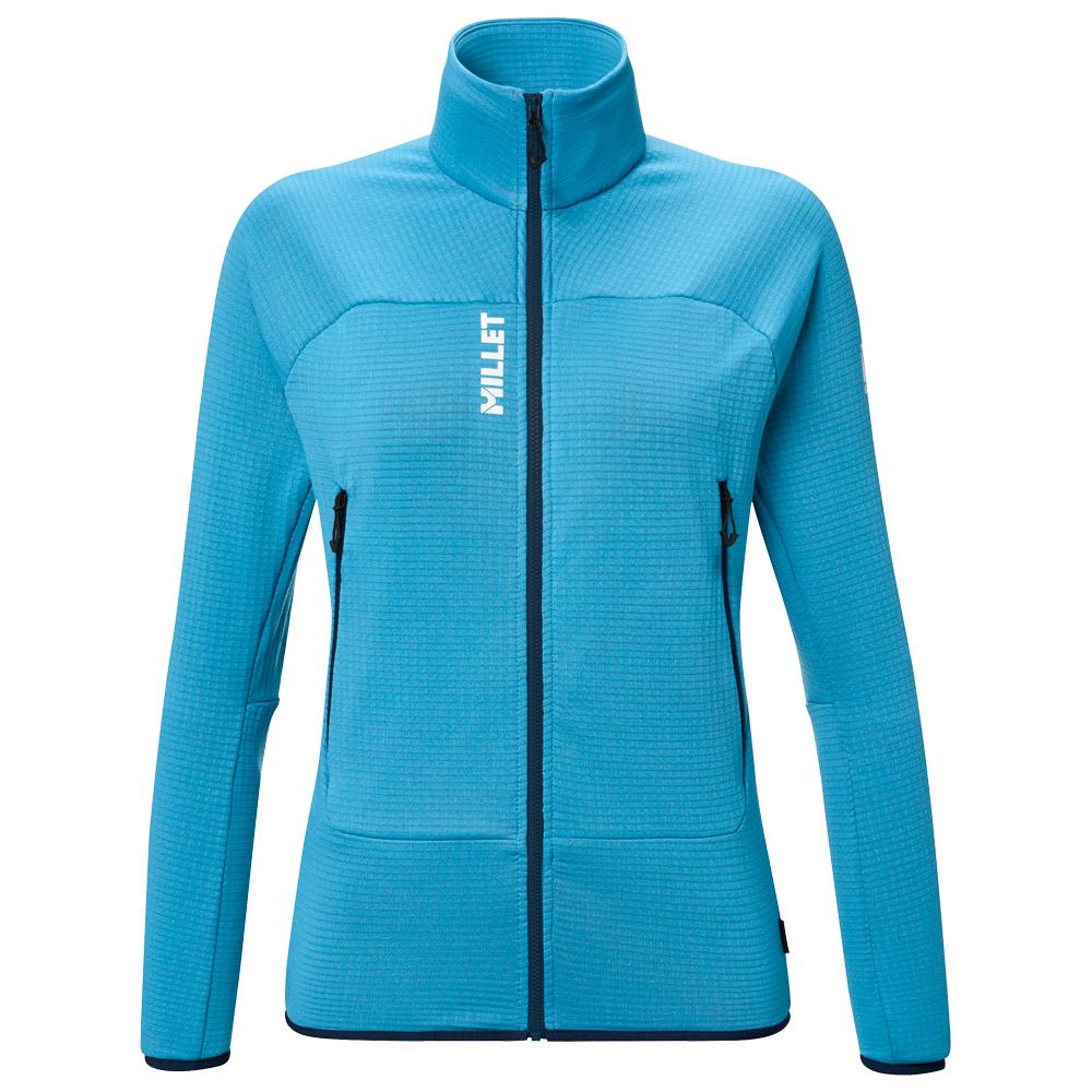 Millet - Fusion Grid Jkt W Coronet Blue - S - Fleece