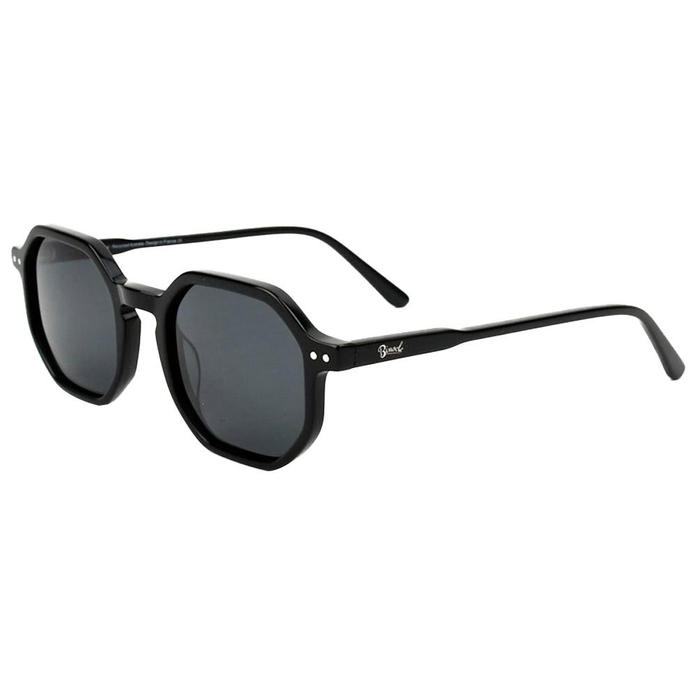 Binocle Eyewear - Bogota Shiny Black Grey Polarized - Sunglasses