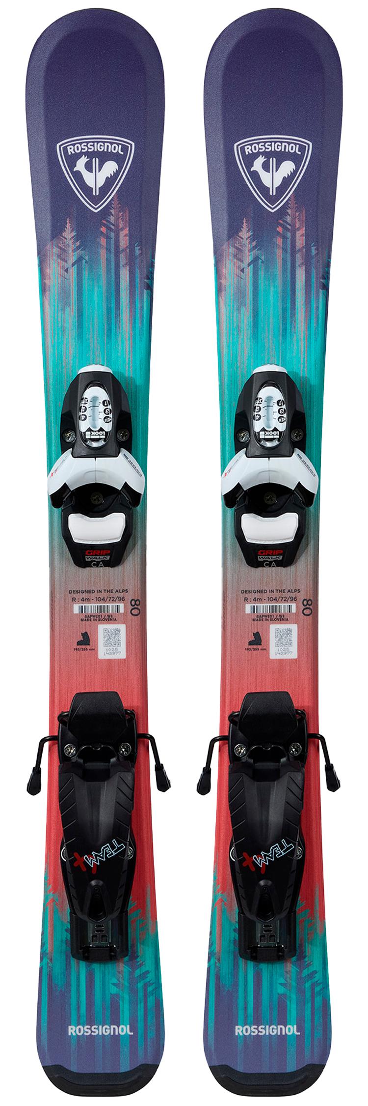 Rossignol - Pack Ski Sender Kid - 80 + Team 4 Gw B76 Black - Ski