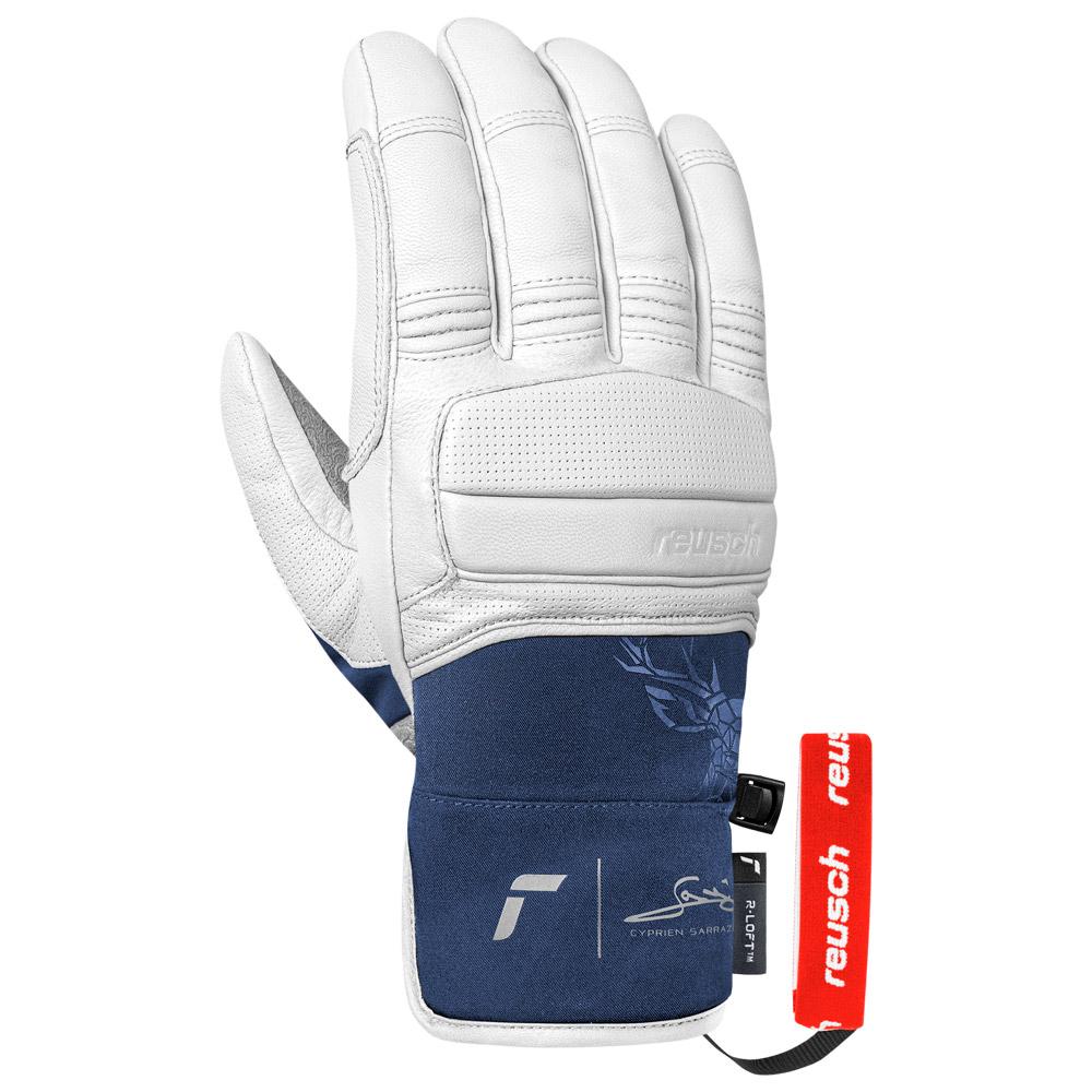 Reusch - Cyprien Sarrazin White Dress Blue - 10 - Handschuhe - Größe 10 - Weiß - Herren - Glisshop.de