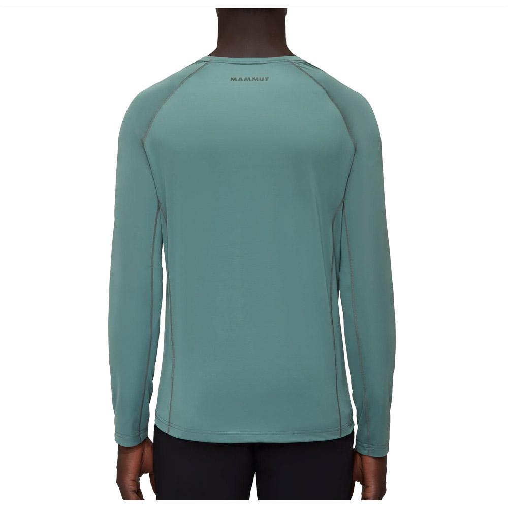 Wander-T-Shirt Mammut Selun FL Longsleeve Logo Dark Jade - Sommer 