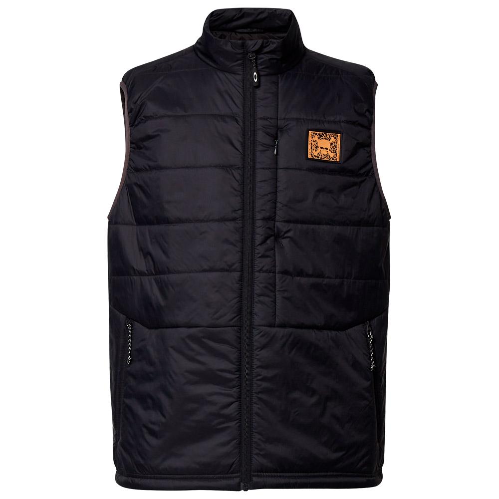 Chaleco plumas Oakley Tc Skull Puffy Vest Blackout Invierno 2023 Glisshop