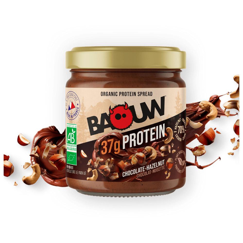 Baouw - Pâtes À Tartiner Protéinées Bio Chocolat Noisette - Cake