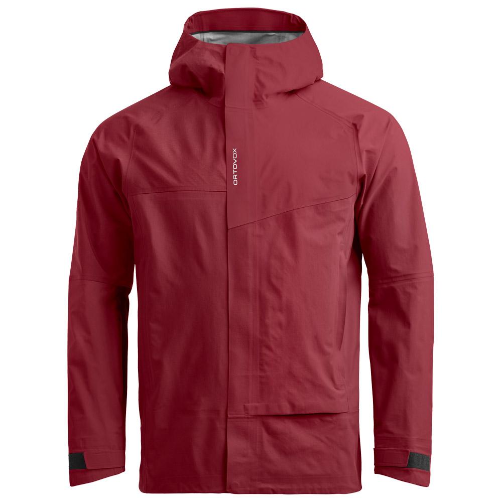 Ortovox - Seceda 3L Jacket M Red Malbec - XL - Hiking jacket