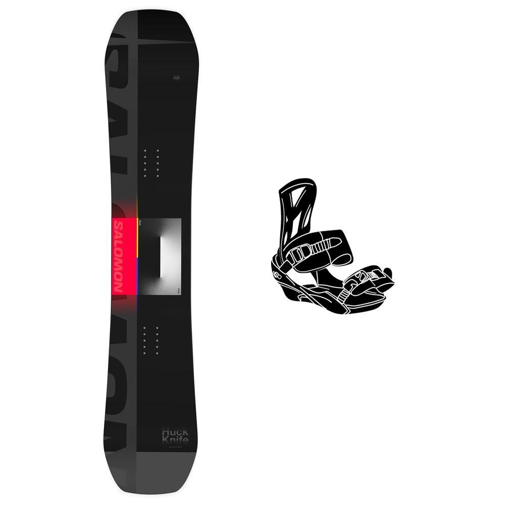 Salomon - Snowboard set Huck Knife Pro + bindings - Snowboard