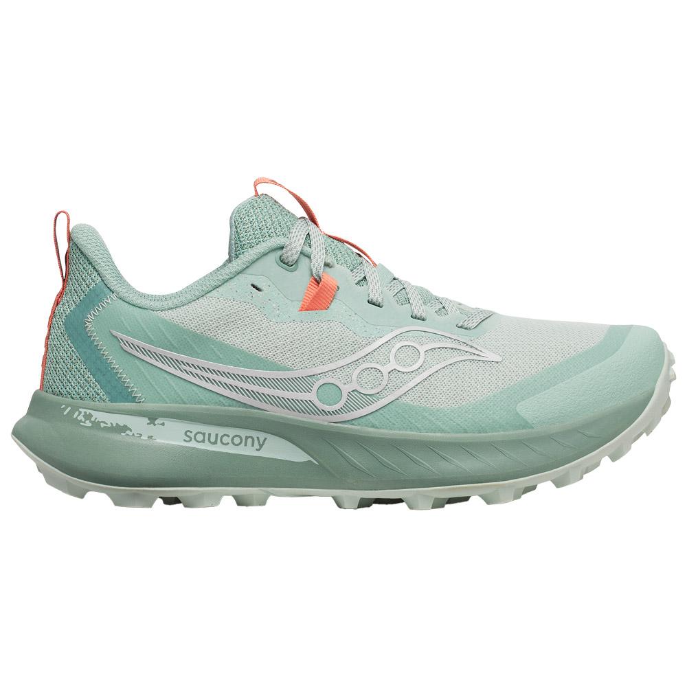 Saucony - Peregrine 15 Wmn Mist Aloe - 7.5 - Trailrunning-Schuhe - Größe 7.5 - Mist Aloe - Damen - Glisshop.de