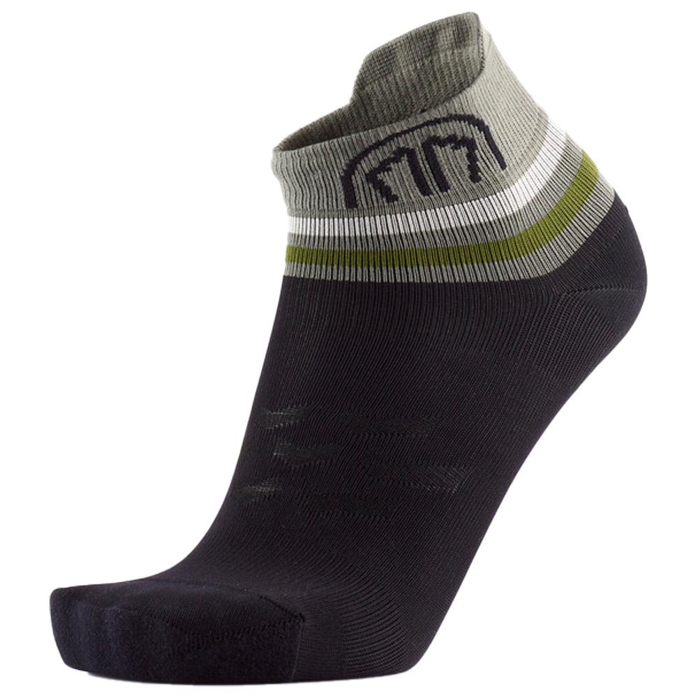 Sidas - Run Anatomic Light Ankle Black Dark Grey - 45-47 - Socken - Größe 45-47 - Schwarz - Herren - Glisshop.de