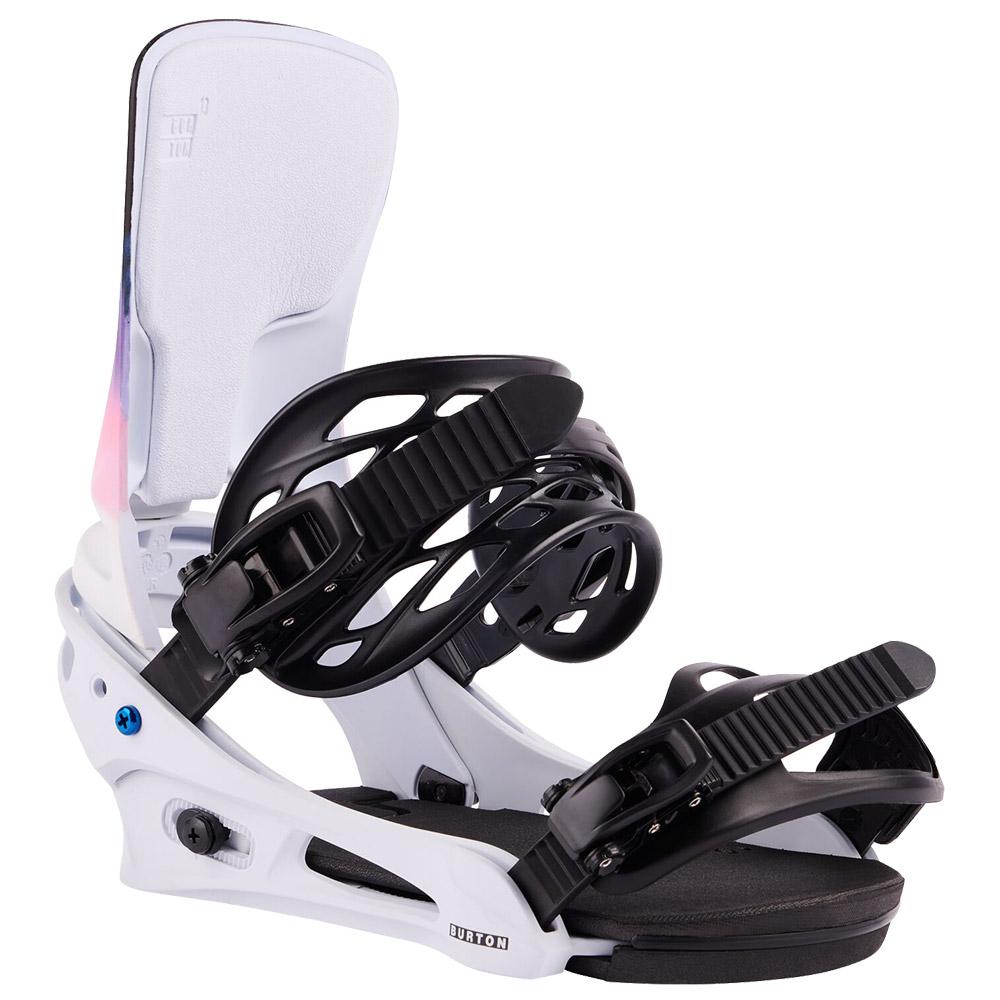Burton Snowboard binding Cartel 2023 white cloud burst - Winter 2023