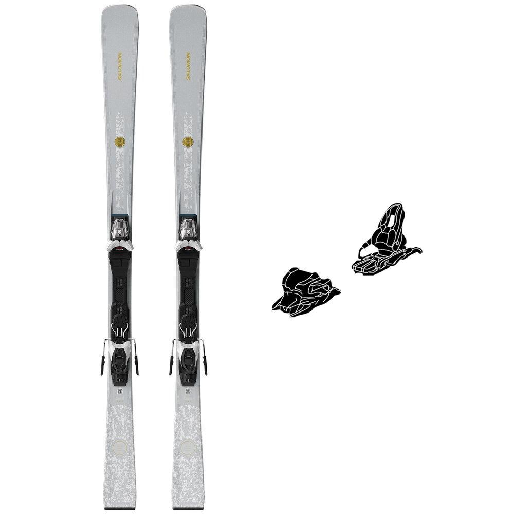 Salomon - Pack Ski E S/Max N°10 - 165 + E M10 Gw Glitter Black Chrome - Ski