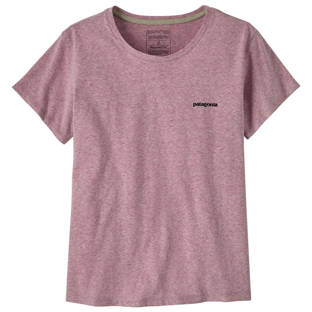 Patagonia - P-6 Logo Responsibili-Tee Quiet Violet - S - T-Shirt - Größe S - Lila - Damen - Glisshop.de