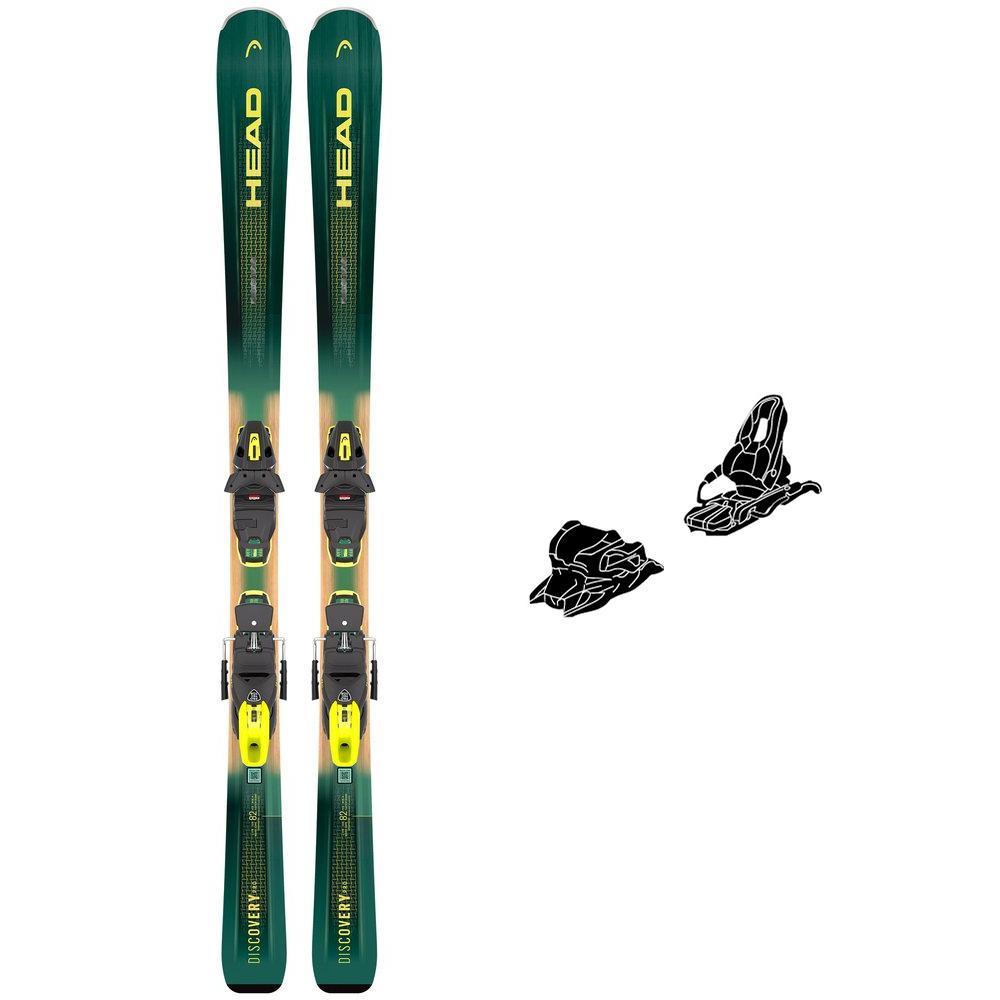 Head - Pack Ski Discovery 82 Pro - 184 + Pr 11 Gw Br.85 Matt Black - Ski